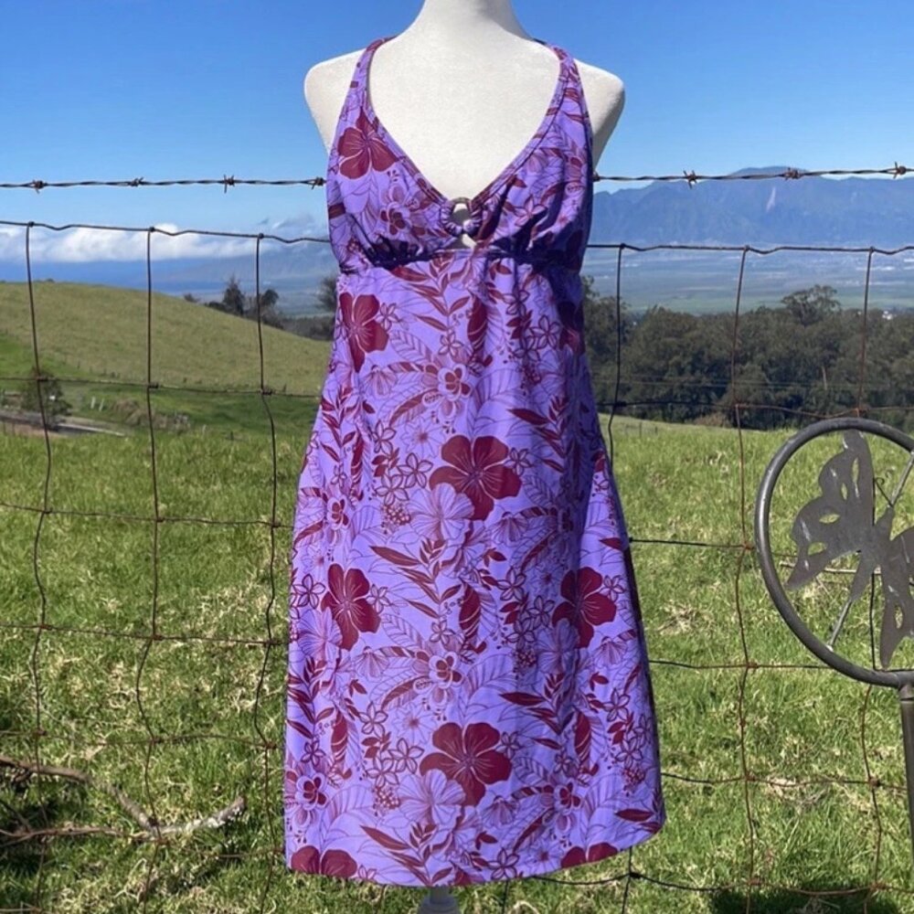 Toes on the Nose Swimsuit Halter Dress Size Large